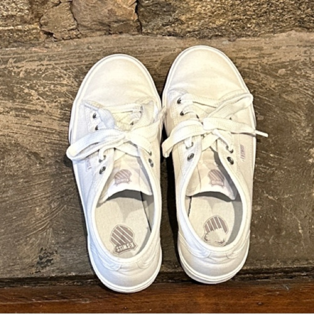 K-Swiss White Women's Sneakers